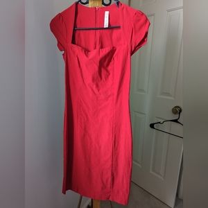 Red bodycon dress
